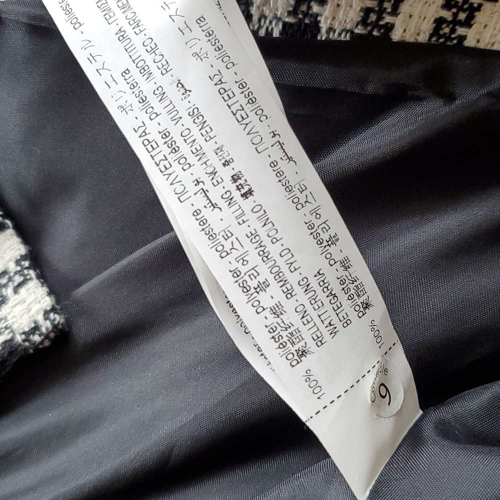 Zara Contrasting Tweed Jacket - Picture 13 of 16